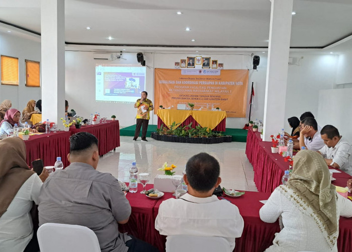 Sosialisasi dan Koordinasi Persiapan Program Fasilitasi Penguatan Masyarakat di Kabupaten Lampung Selatan