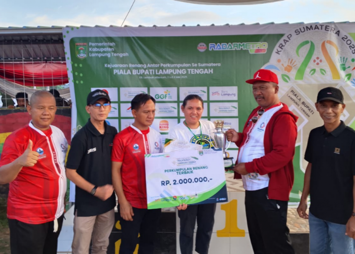 Tutup KRAP-SU Piala Bupati Lampung Tengah, Wabup: Tak Hanya Ajang Kompetisi, Tapi Pererat Persaudaraan Antar D