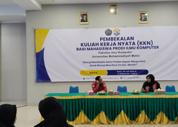 FIKOM UM Metro Siapkan Mahasiswa KKN Melalui Pembekalan Bertema Desa Cerdas dan Mandiri