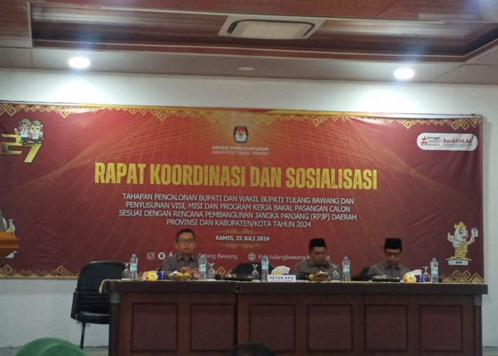 KPU Tuba Gelar Sosialisasi Tahapan Pencalonan Bupati dan Wakil Bupati Pada Pilkada 2024