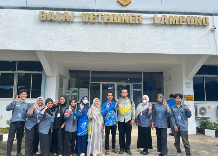 Mahasiswa Biomedis UM Metro Jalani Kegiatan Praktikum Bioteknologi di Balai Veteriner Lampung