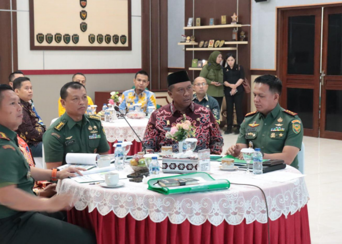 Wabup I Komang Koheri Bersama Dandim 0411/KM Hadiri Rakornis TMMD Ke-125