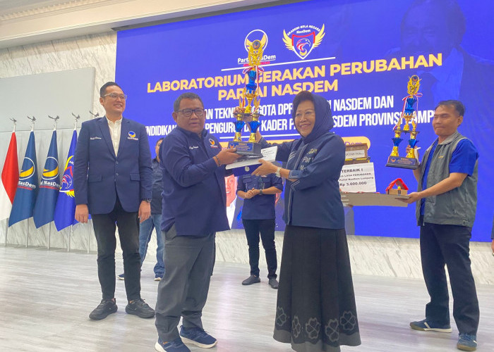 DPD Partai NasDem Tubaba Raih Juara Dua Dalam Program Aksi DPP NasDem