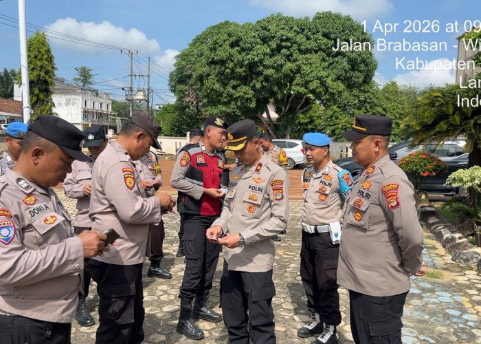 Waka Polres Mesuji Turun Langsung Sidak Polsek Simpang Pematang dan Tanjung Raya