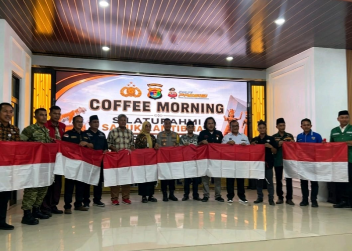 Coffe Morning dengan Sabuk Kamtibmas, Ini Pesan Kapolres Mesuji