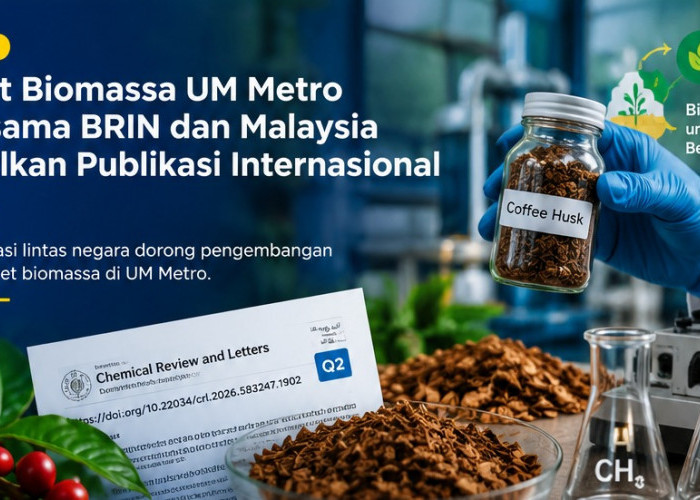 Riset Kolaborasi UM Metro, BRIN, dan Malaysia Terbit di Jurnal Internasional Q2