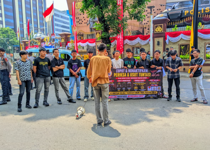 KMN Geruduk Mabes Polri dan TNI, Desak Evaluasi Kapolda Sultra serta Penonaktifan Sejumlah Pejabat