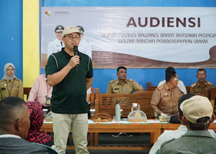 Gelar Audiensi Bersama Pedagang dan UMKM, Bupati Novriwan Tegaskan Komitmen Pembenahan Pasar