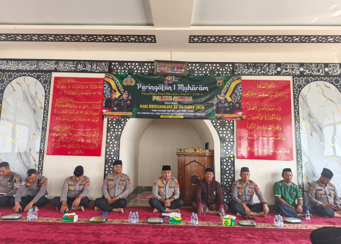 Polres Mesuji Peringati Tahun Baru Islam dengan Doa Bersama dan Santunan Anak Yatim