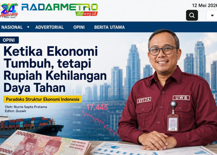 Ketika Ekonomi Tumbuh, tetapi Rupiah Kehilangan Daya Tahan