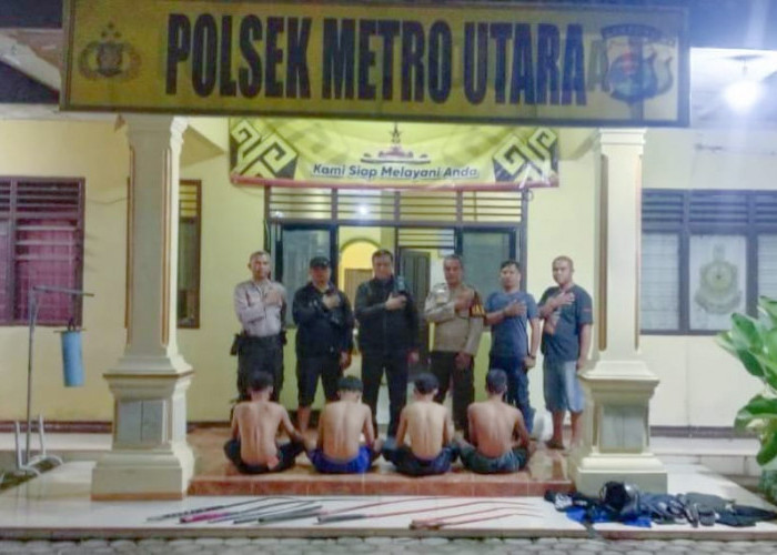 Diduga Hendak Tawuran, Empat Pelajar Diamankan Polsek Metro Utara 