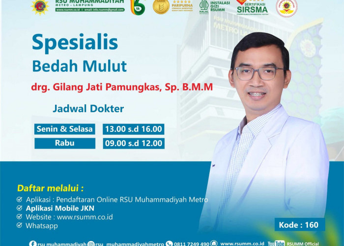 RSU Muhammadiyah Metro Hadirkan Spesialis Bedah Mulut