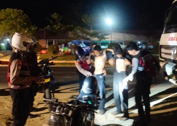 Buat Warga Resah, Polisi Bubarkan Aksi Balap Liar di Jalinsum Pringsewu