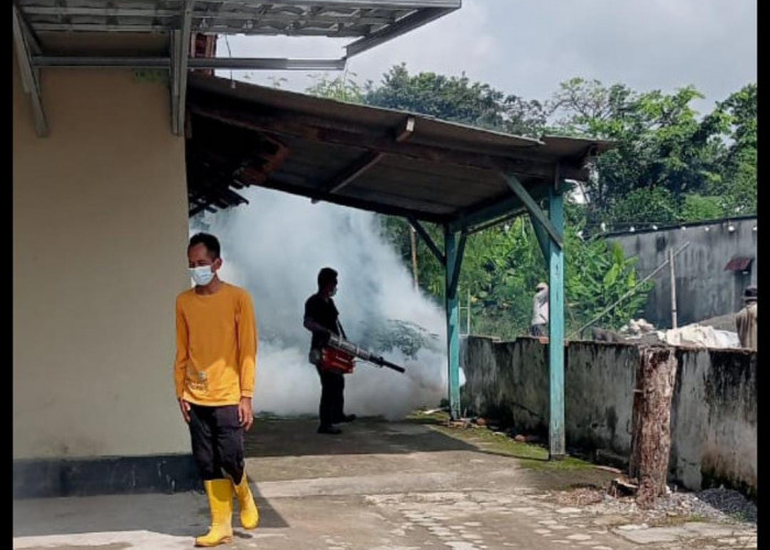 Cegah Penyebaran DBD, RT 10 Hadimulyo Barat Lakukan Fogging