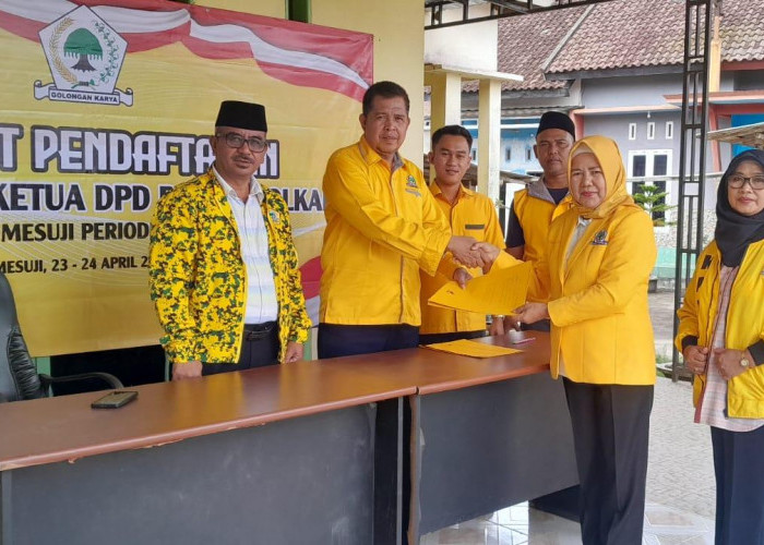 Haryati Candralela Jadi Calon Tunggal Ketua DPD Golkar Mesuji