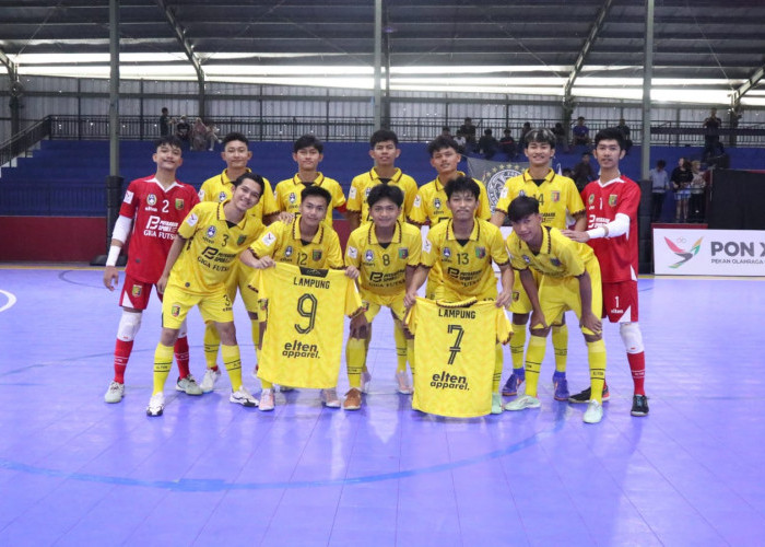 Sejarah Tercipta, Futsal Putra Lampung Lolos PON