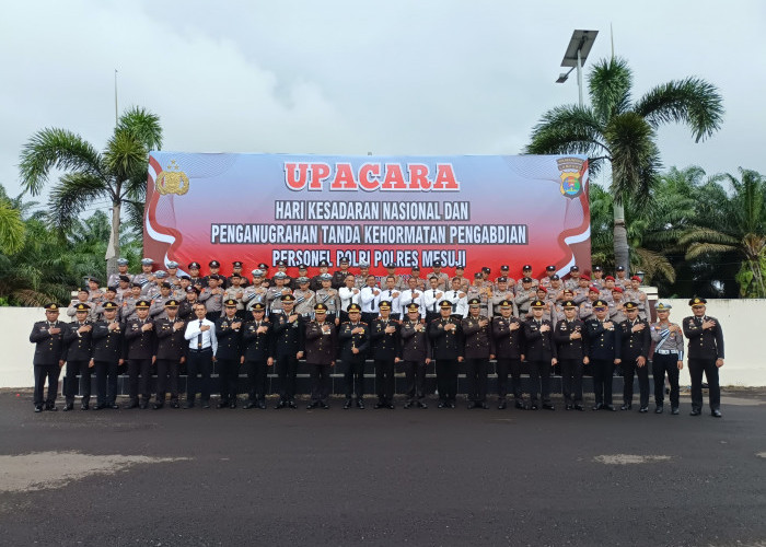 Pimpin Upacara Hari Kesadaran Nasional, Ini Pesan AKBP Muhammad Firdaus Untuk Jajarannya