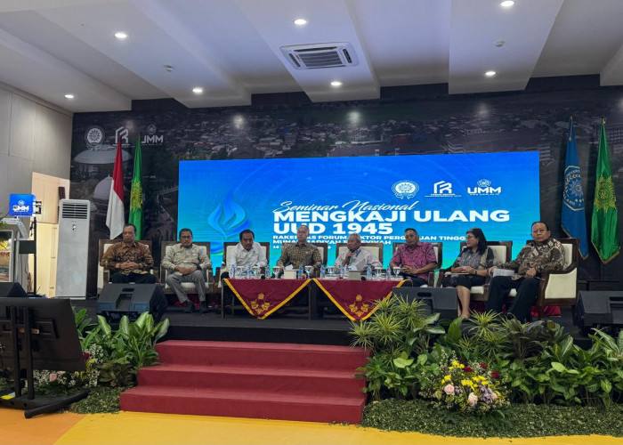Rektor UM Metro Dorong Demokrasi Pancasila dan Pemanfaatan Laboratorium Sekolah di Rakernas Forum Rektor PTMA 