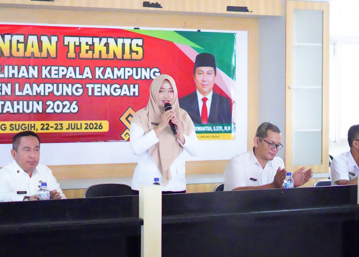 Jelang Pilkakam 2026, Panitia dari 51 Kampung di Lampung Tengah Ikuti Bimtek