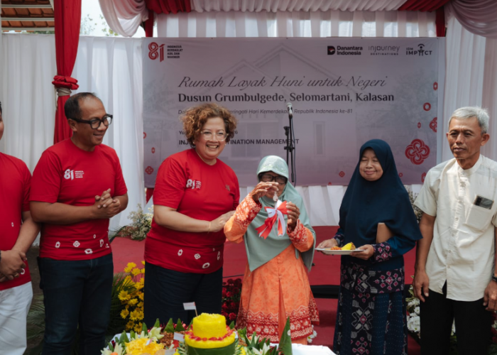 HUT Ke-81 Kemerdekaan RI, InJourney Destination Management Resmikan Rumah Layak Huni di Kalasan
