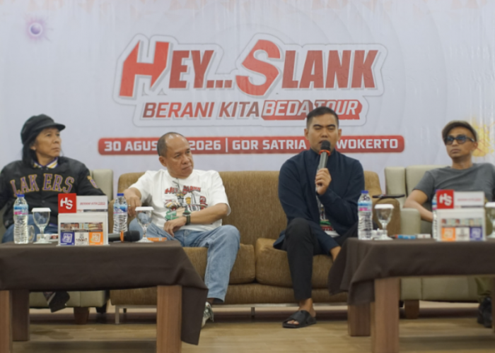 Slank Kembali Manggung di Purwokerto Setelah 18 Tahun, Ramaikan Tour Berani Kita Beda 'Hey Slank'