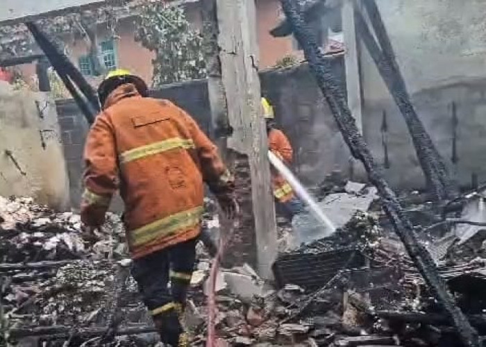 Gudang Pakan Ternak di Kota Metro Ludes Terbakar, Pemilik Merugi Rp1,3 Miliar