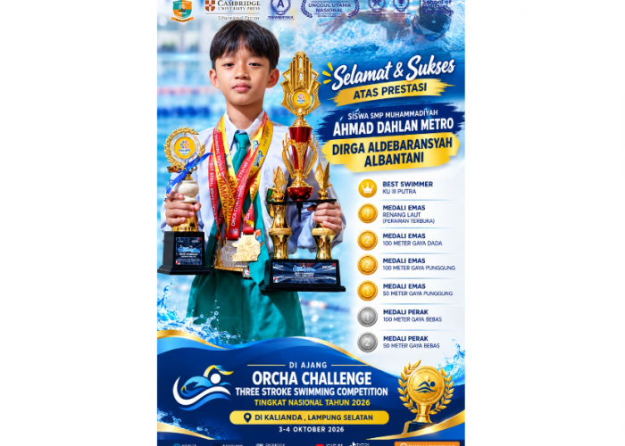 Dirga Aldebaransyah Albantani Raih Best Swimmer di Ajang Open Water