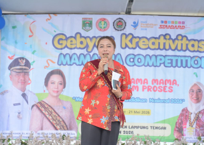 Peringati Hardiknas, Plt. Bunda PAUD Lamteng Buka Gebyar Kreativitas Mamamia Competition di Kalirejo