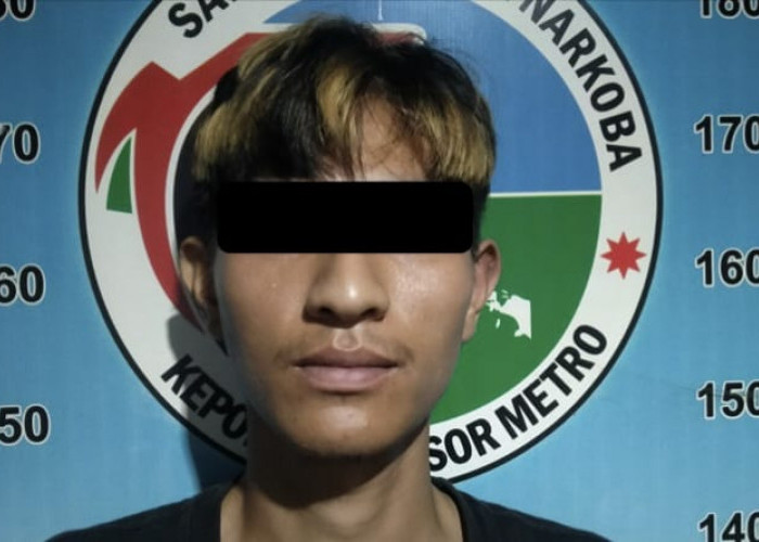 Diduga Edarkan Narkotika, Pemuda Asal Metro Utara Dibekuk Polisi 
