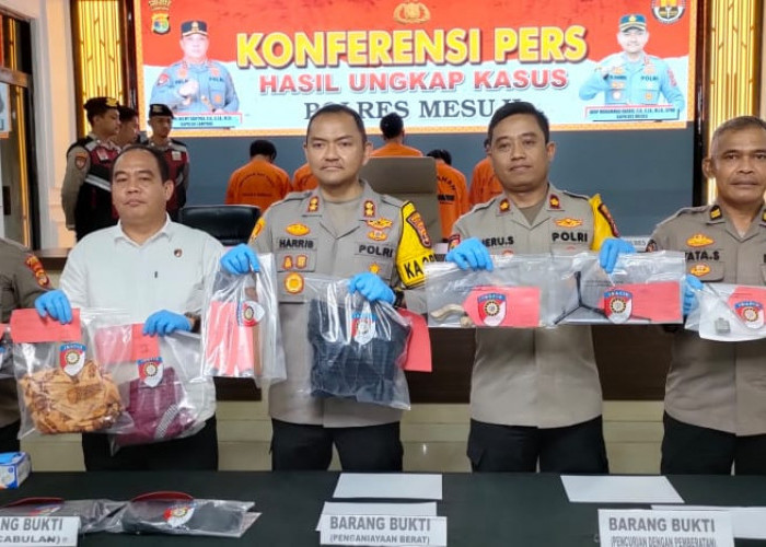 Gelar Konferensi Pers, Polres Mesuji Ungkap Tiga Kasus