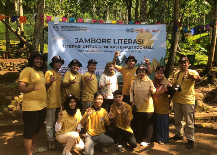 Lima Utusan TBM Metro Ikuti Jambore Literasi Lampung 2023