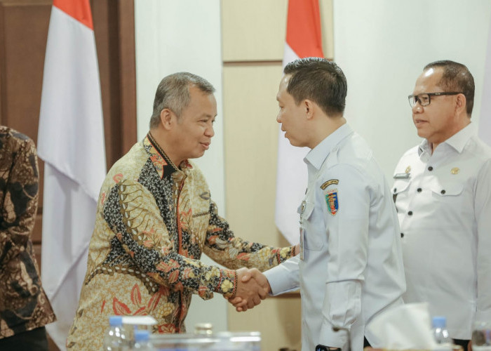 Sekdaprov Marindo Kurniawan Terima Kunjungan Pimpinan Ombudsman RI dan Jajaran Perwakilan Ombudsman Lampung