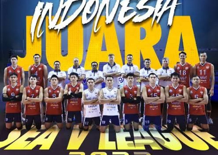 Timnas Voli Putra Indonesia Juara SEA V League Seri I Usai Hajar Thailand 3-1