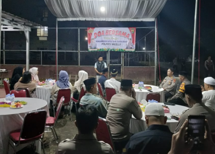 PAM Nataru, Polres Mesuji Gelar Doa Bersama Juga Doakan Warga Aceh, Sumbar, dan Sumut 