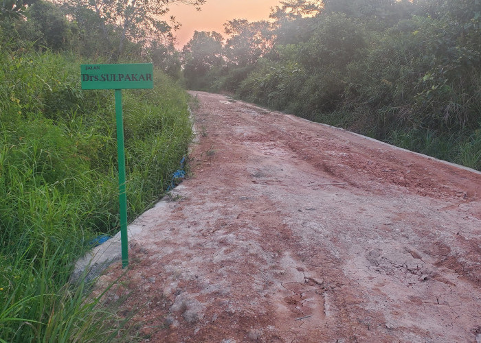 Namanya Diabadikan Sebagai Nama Jalan di Desa Tua Wiralaga II Mesuji, Begini Ungkapan Hati Sulpakar 