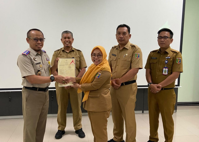 Hadiri Penyerahan Sertipikat Tanah Jalan Provinsi Lampung, BPN Mesuji Dukung Percepatan Legalitas Aset Daerah