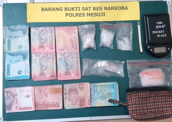 Polisi Bongkar Peredaran Narkoba di Mesuji Timur, Tiga Tersangka Diciduk