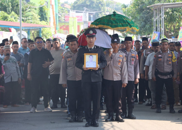 Bripka Rozzy Tutup Usia, Polres Pringsewu Kehilangan Sosok Polisi Dermawan