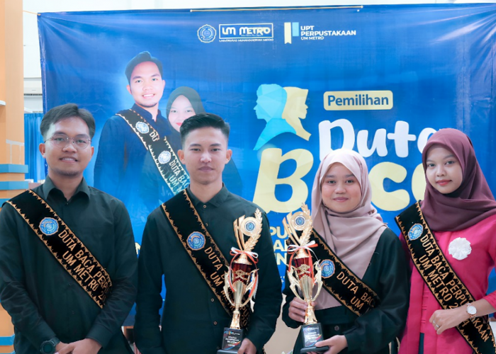 Grand Final Duta Baca UM Metro 2025: UPT Perpustakaan Pilih Dua Mahasiswa Inspiratif sebagai Duta Baca