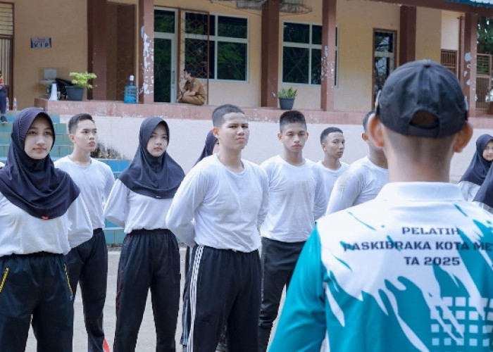 33 Capaska Kota Metro Terpilih Dilatih Kibarkan Sang Saka Merah Putih