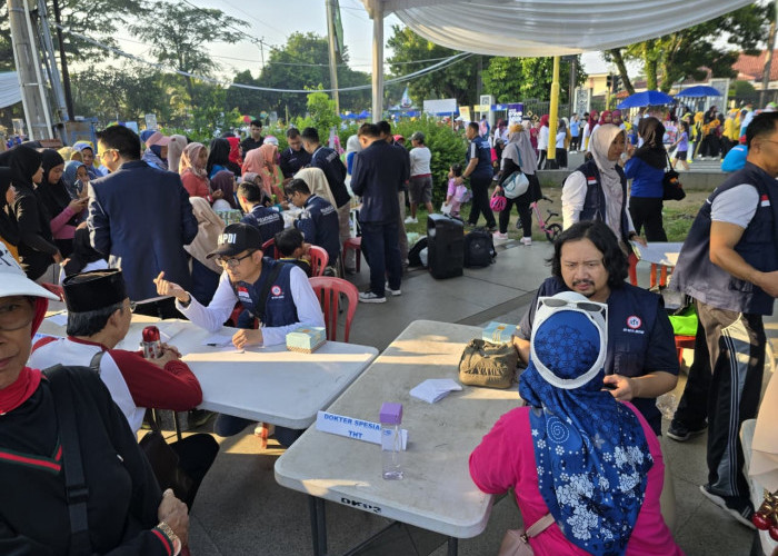 Kenali Hipertensi Sejak Dini, FK UM Metro Gelar Cek Kesehatan Gratis di Taman Merdeka
