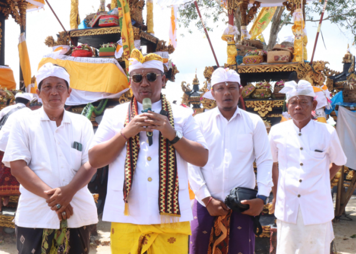 Telah Diresmikan, Wabup Harap Pura Ulun Danu dan Danau Tirta Gangga Sebagai Tempat Wisata Religi di Lamteng 