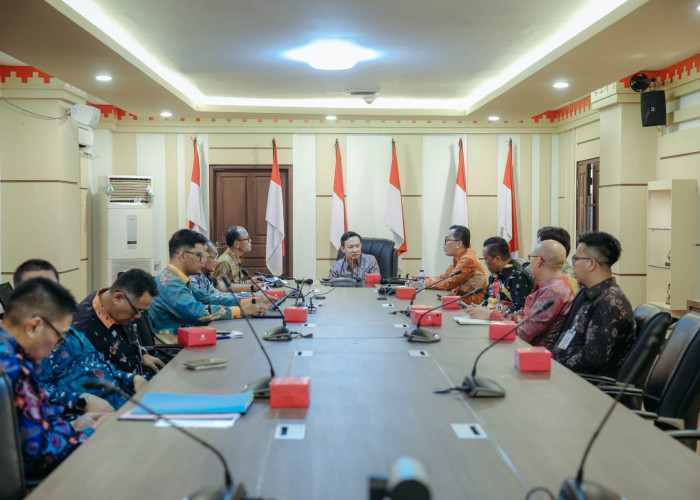 Sekdaprov Lampung Pimpin Rakor Pemanfaatan Data Terpadu Sosial Ekonomi Nasional  bersama BPS