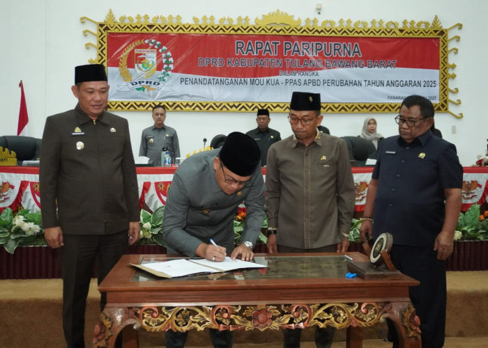 Pemkab dan DPRD Tubaba Sepakati MoU KUA-PPAS Perubahan APBD Tahun 2025
