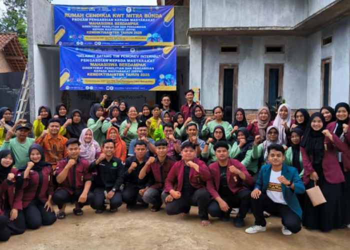 Tim Pengabdi Mahasiswa Berdampak Korkom IMM UM Metro Jalani Monev Internal