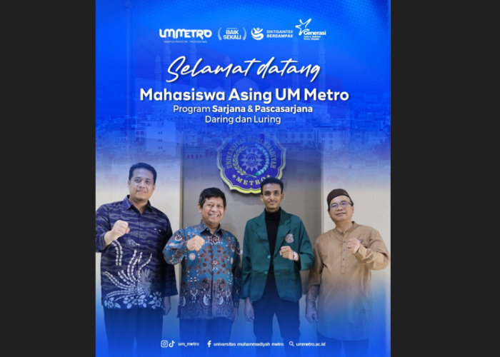 UM Metro Sambut Mahasiswa Internasional dari Yaman dan Pakistan