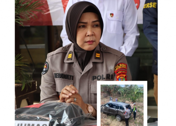 Pengemudi Avanza Terjun ke Rawa di Lampura, Ternyata Masuk DPO Narkoba