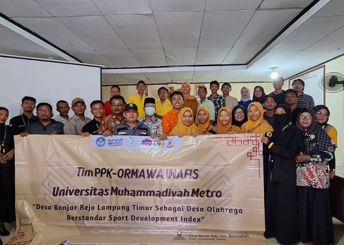 Mahasiswa UM Metro Kembangkan Banjarrejo Sebagai Desa Olahraga Berstandar Sport Development Index 
