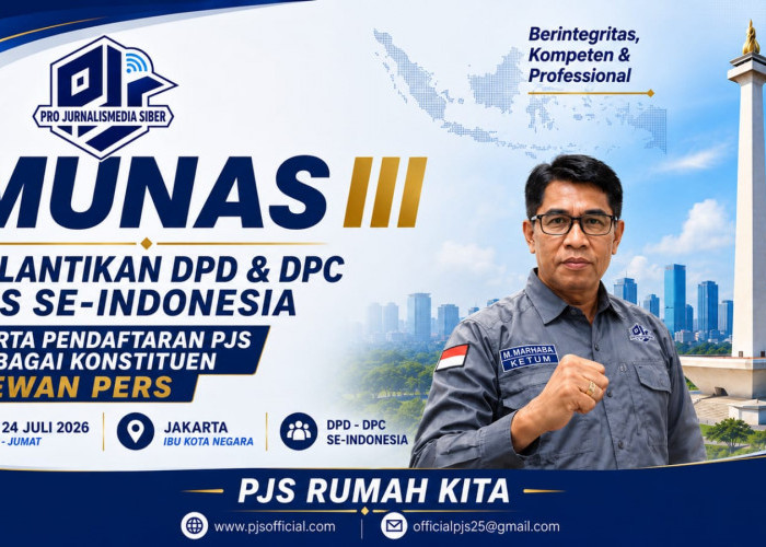 Wapres Gibran Dijadwalkan Hadiri MUNAS III PJS, Seminar Nasional dan Pelantikan Pengurus DPD-DPC se-Indonesia