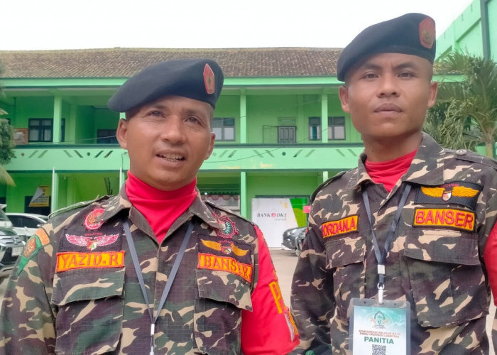 Pasukan Banser se-Lampung Diterjunkan Amankan Konferwil XI NU 